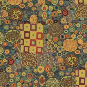 tyg designat Gustav Klimt